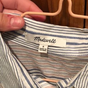 Madewell Tops - Madewell mixed stripe drop shoulder shirt Madewell Tops - Madewell mixed stripe drop shoulder shirt